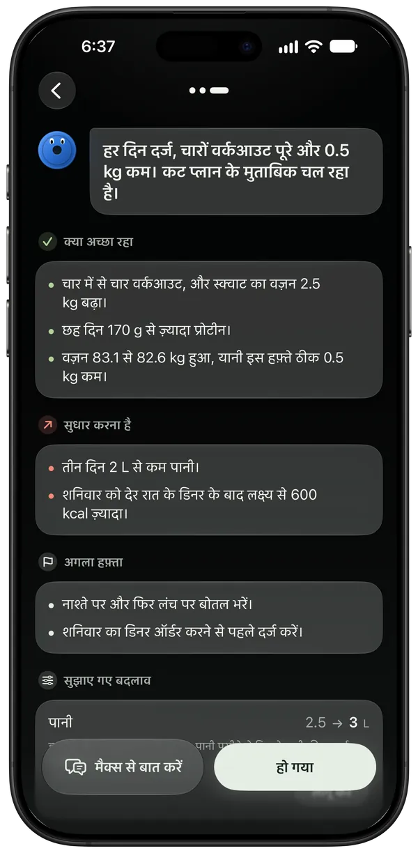 साप्ताहिक समीक्षा: क्या अच्छा रहा, किस पर काम करना है, अगला हफ़्ता